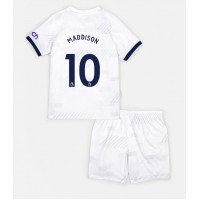 Camiseta Tottenham Hotspur James Maddison #10 Primera Equipación Replica 2023-24 para niños mangas cortas (+ Pantalones cortos)